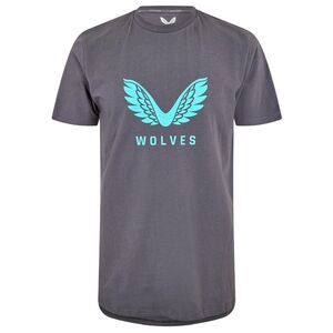 Castore Mens Wolves T-Shirt / Ebony